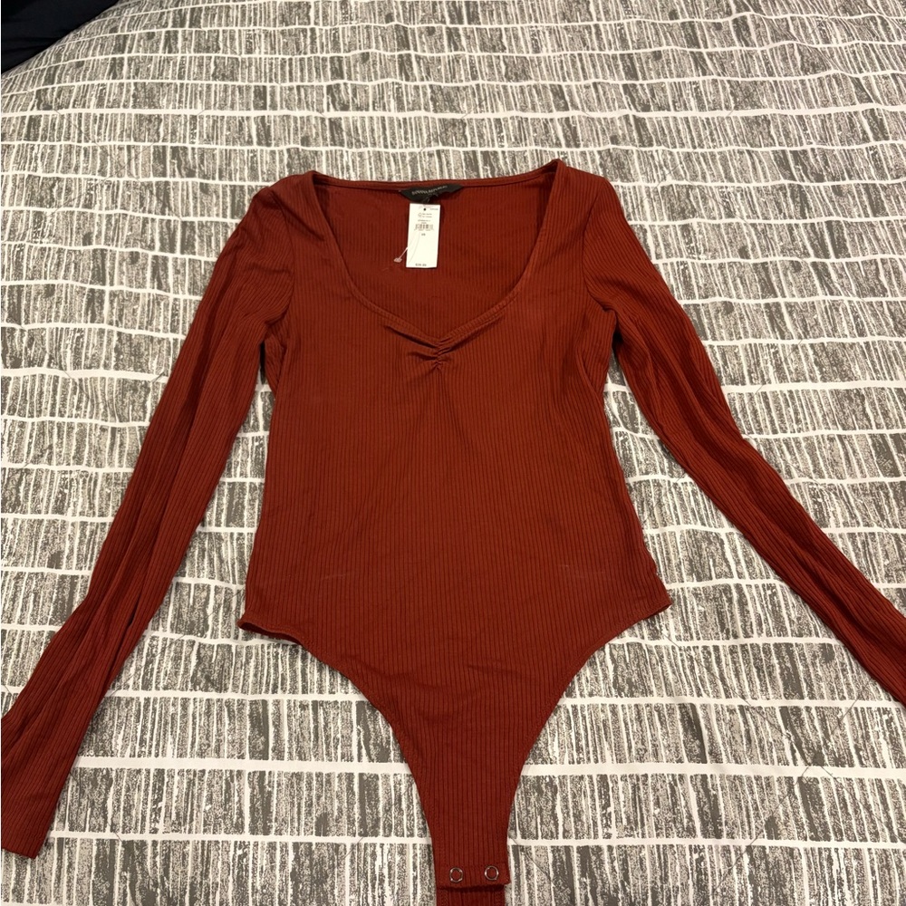 Banana Republic Deep Red V-Neck Top